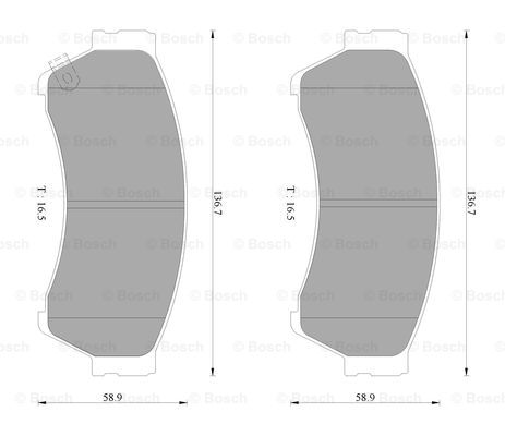 BOSCH 0 986 AB2 302 Brake...