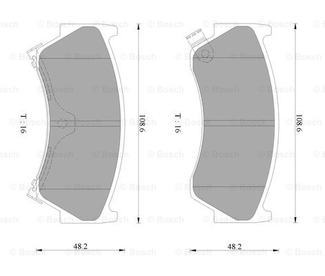 BOSCH 0 986 AB2 307 Brake...