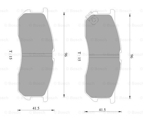 BOSCH 0 986 AB2 314 Brake...