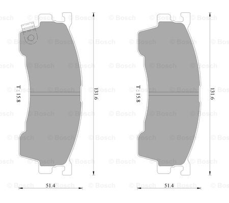 BOSCH 0 986 AB2 316 Brake...