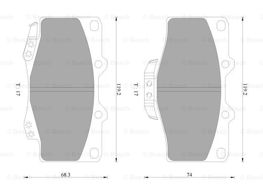 BOSCH 0 986 AB2 321 Brake...