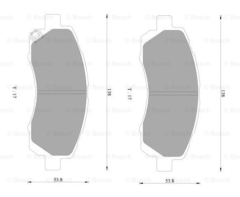 BOSCH 0 986 AB2 323 Brake...