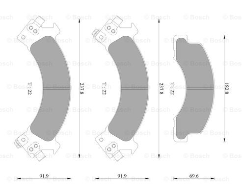 BOSCH 0 986 AB2 341 Brake...