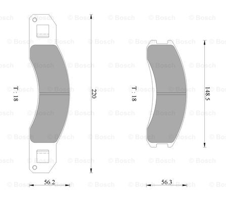 BOSCH 0 986 AB2 343 Brake...