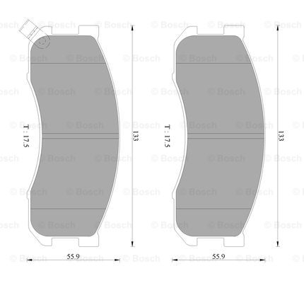 BOSCH 0 986 AB2 346 Brake...