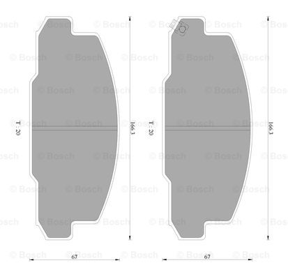 BOSCH 0 986 AB2 347 Brake...