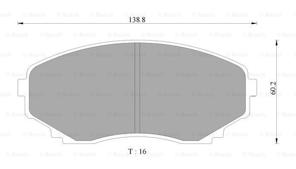 BOSCH 0 986 AB2 350 Brake...