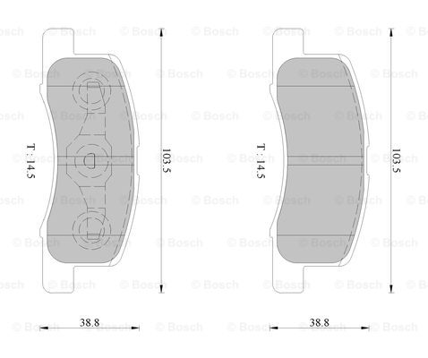 BOSCH 0 986 AB2 355 Brake...