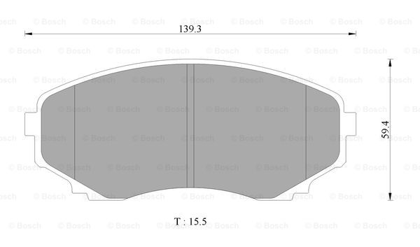 BOSCH 0 986 AB2 358 Brake...