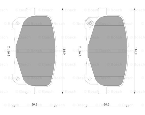 BOSCH 0 986 AB2 360 Brake...