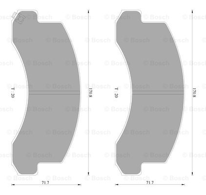 BOSCH 0 986 AB2 361 Brake...