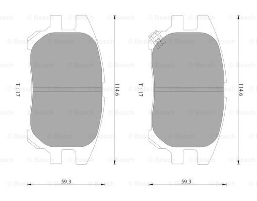 BOSCH 0 986 AB2 365 Brake...