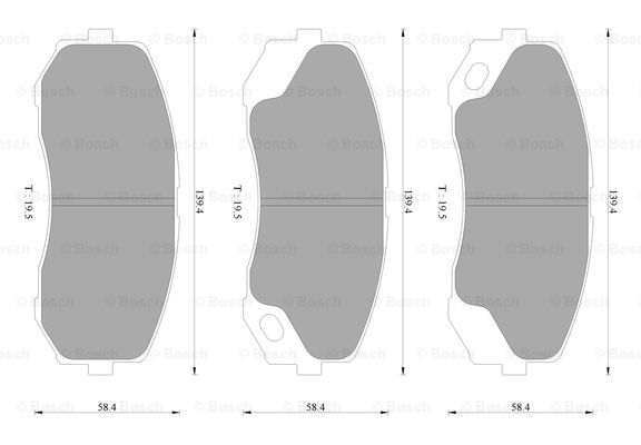 BOSCH 0 986 AB2 367 Brake...