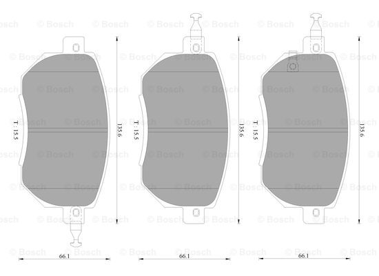 BOSCH 0 986 AB2 369 Brake...