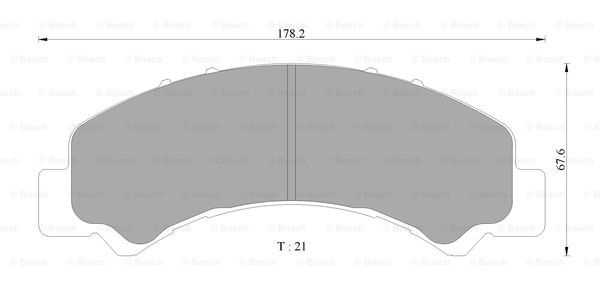 BOSCH 0 986 AB2 370 Brake...