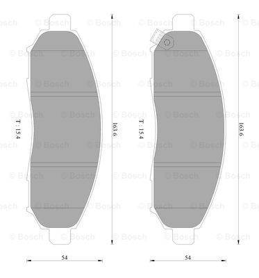 BOSCH 0 986 AB2 372 Brake...