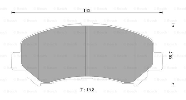 BOSCH 0 986 AB2 375 Brake...