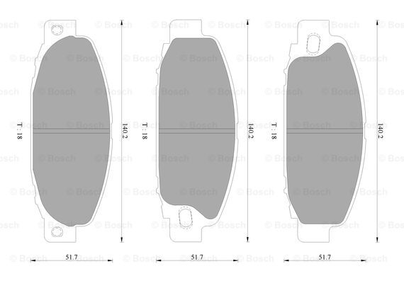 BOSCH 0 986 AB2 376 Brake...