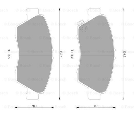 BOSCH 0 986 AB2 377 Brake...