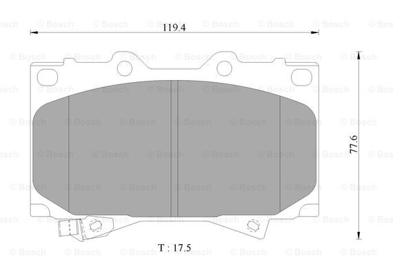 BOSCH 0 986 AB2 379 Brake...