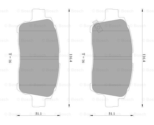 BOSCH 0 986 AB2 382 Brake...