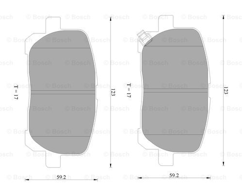 BOSCH 0 986 AB2 386 Brake...