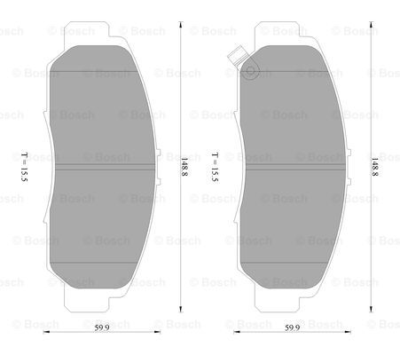 BOSCH 0 986 AB2 387 Brake...