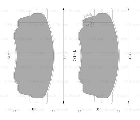 BOSCH 0 986 AB2 390 Brake...