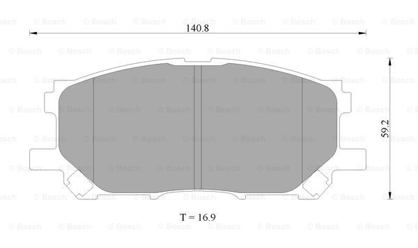 BOSCH 0 986 AB2 391 Brake...