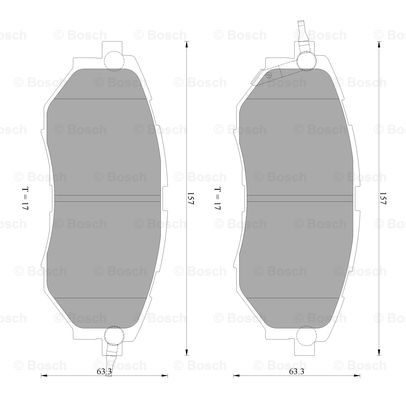 BOSCH 0 986 AB2 393 Brake...