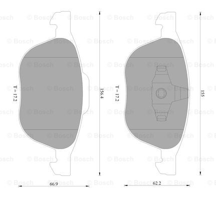 BOSCH 0 986 AB2 395 Brake...