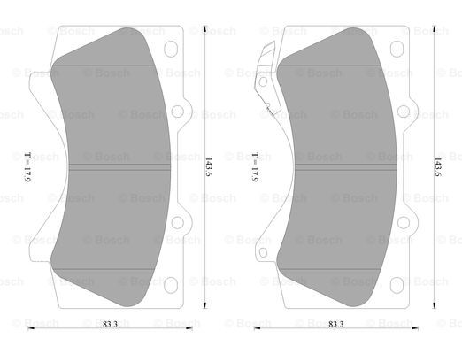 BOSCH 0 986 AB2 397 Brake...