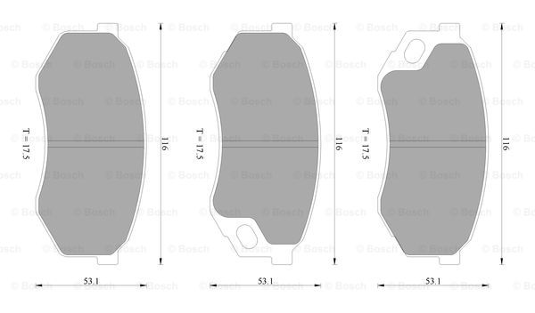 BOSCH 0 986 AB2 399 Brake...