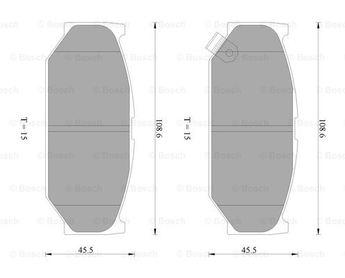 BOSCH 0 986 AB2 402 Brake...