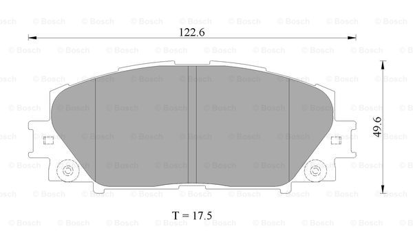 BOSCH 0 986 AB2 403 Brake...