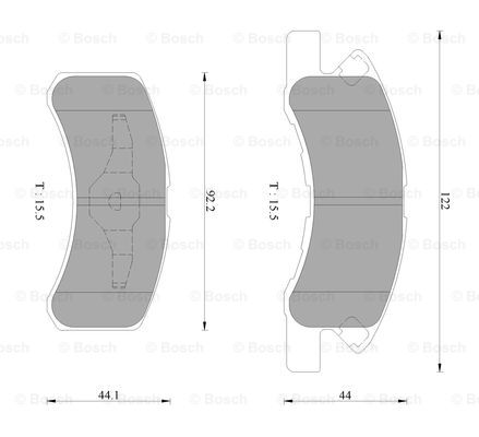 BOSCH 0 986 AB2 417 Brake...