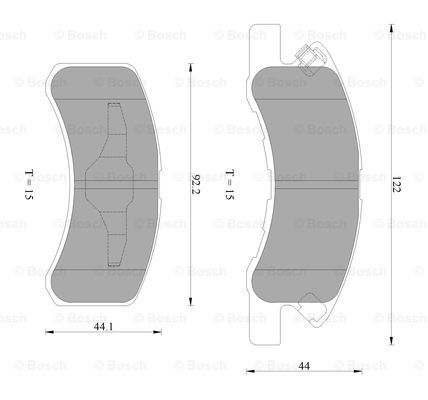 BOSCH 0 986 AB2 421 Brake...