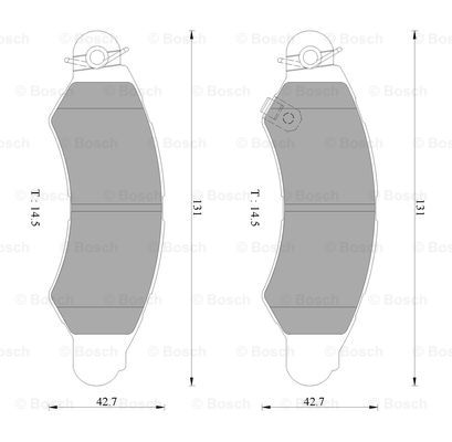 BOSCH 0 986 AB2 425 Brake...