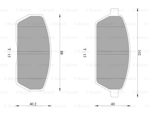 BOSCH 0 986 AB2 430 Brake...