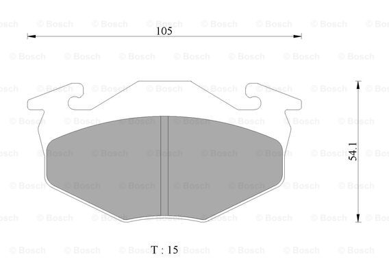 BOSCH 0 986 AB2 432 Brake...