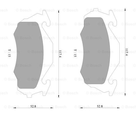 BOSCH 0 986 AB2 433 Brake...