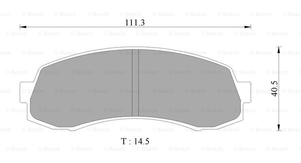 BOSCH 0 986 AB2 434 Brake...