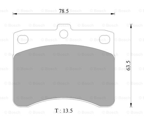 BOSCH 0 986 AB2 435 Brake...