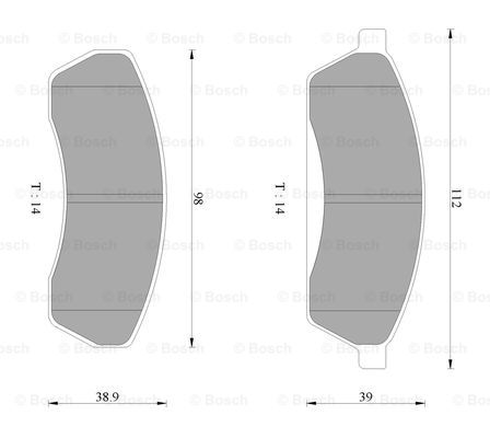 BOSCH 0 986 AB2 436 Brake...