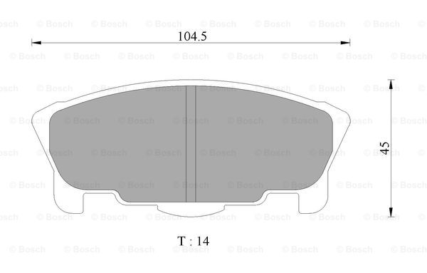 BOSCH 0 986 AB2 437 Brake...