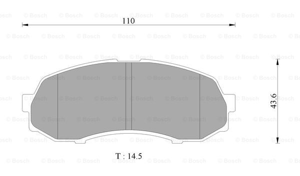 BOSCH 0 986 AB2 439 Brake...