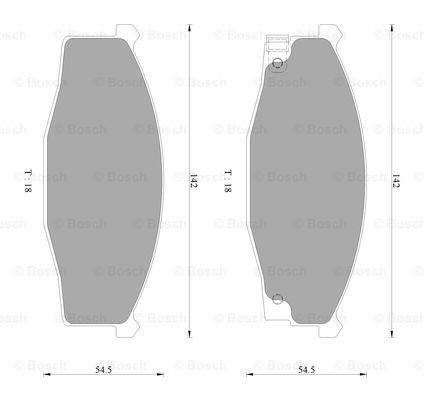 BOSCH 0 986 AB2 442 Brake...