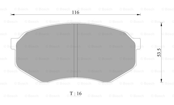 BOSCH 0 986 AB2 445 Brake...