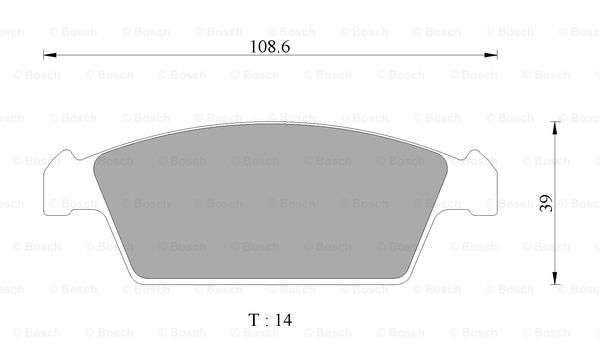 BOSCH 0 986 AB2 446 Brake...