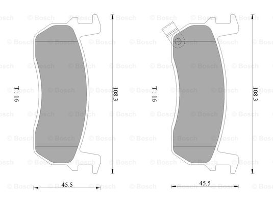 BOSCH 0 986 AB2 447 Brake...